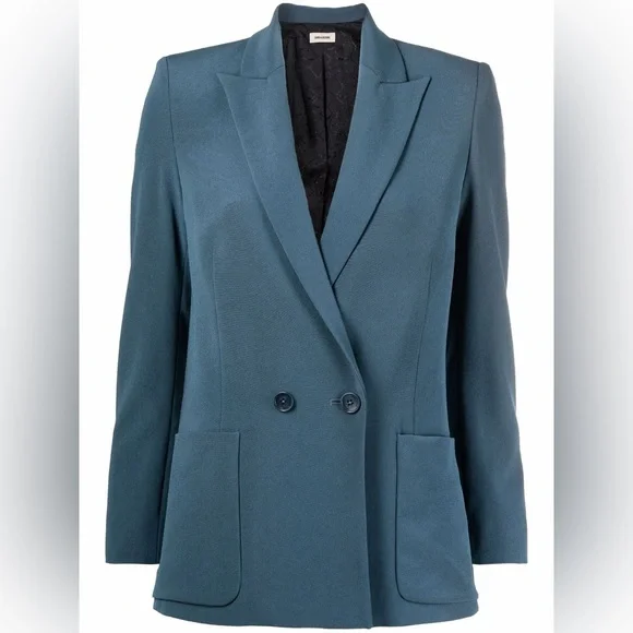 ZADIG&VOLTAIRE Visko Crepe Blazer - Picture 1 of 5